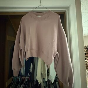 Women's Mauve Crew Neck Sweater
